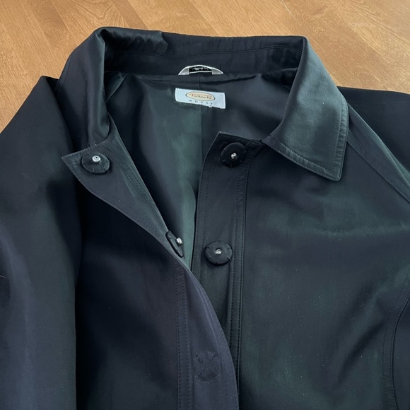 Talbots Black Shell Lined Jacket 24” x 27” - Picture 9 of 10